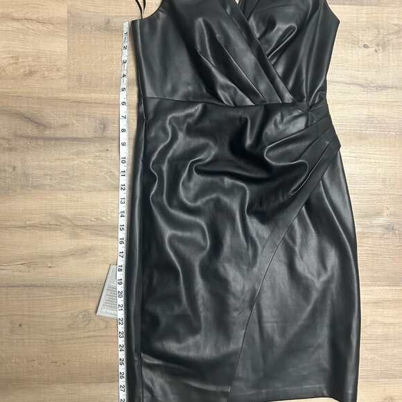 Le Chateau Faux Leather Dress - Picture 4 of 4